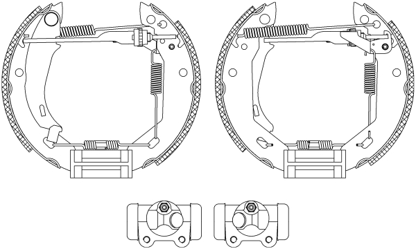 Set saboti frana 84031801 TEXTAR