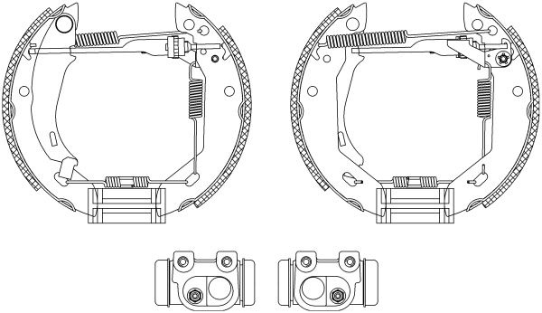 Set saboti frana 84031802 TEXTAR