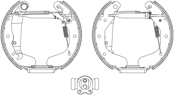 Set saboti frana 84033003 TEXTAR