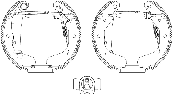 Set saboti frana 84033100 TEXTAR