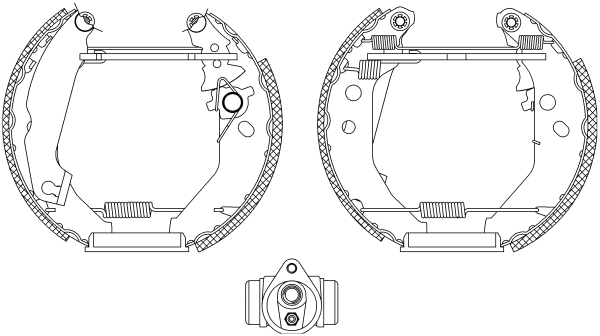 Set saboti frana 84041900 TEXTAR