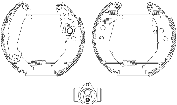 Set saboti frana 84041901 TEXTAR