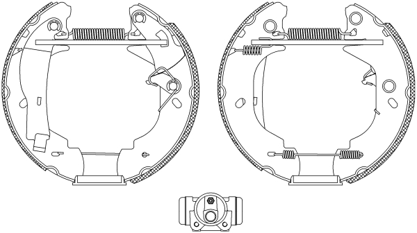 Set saboti frana 84044100 TEXTAR