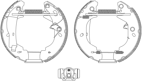 Set saboti frana 84044101 TEXTAR