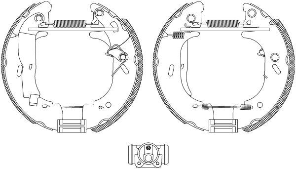 Set saboti frana 84044201 TEXTAR