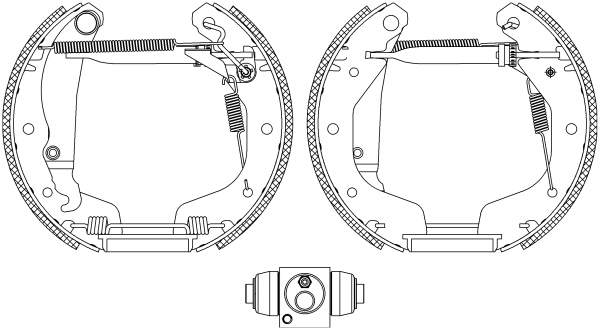 Set saboti frana 84044902 TEXTAR