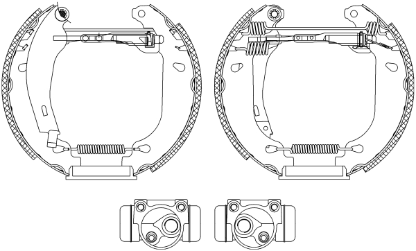 Set saboti frana 84045200 TEXTAR
