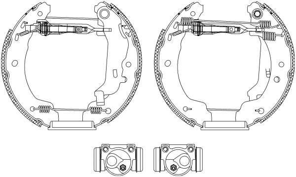 Set saboti frana 84045700 TEXTAR