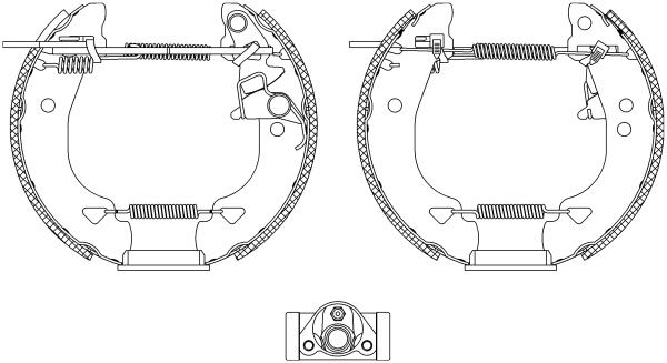 Set saboti frana 84048400 TEXTAR