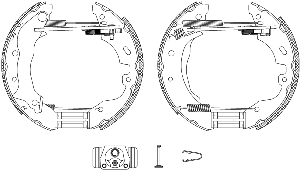 Set saboti frana 84049401 TEXTAR