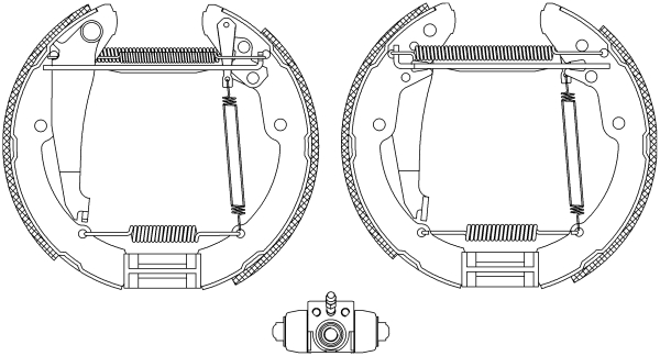 Set saboti frana 84052401 TEXTAR