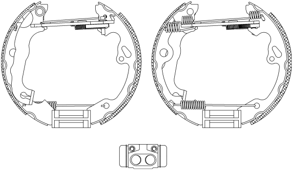 Set saboti frana 84052501 TEXTAR