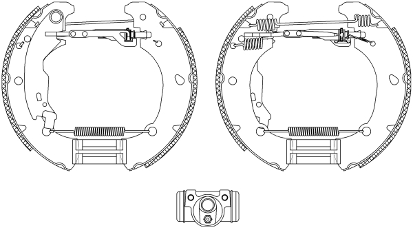 Set saboti frana 84053600 TEXTAR