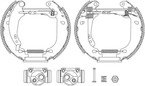 Set saboti frana 84053802 TEXTAR