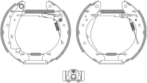 Set saboti frana 84053901 TEXTAR