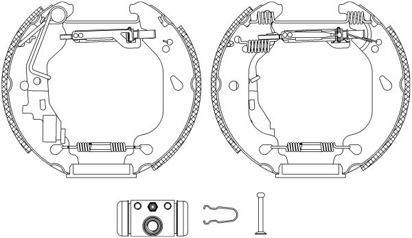 Set saboti frana 84054401 TEXTAR