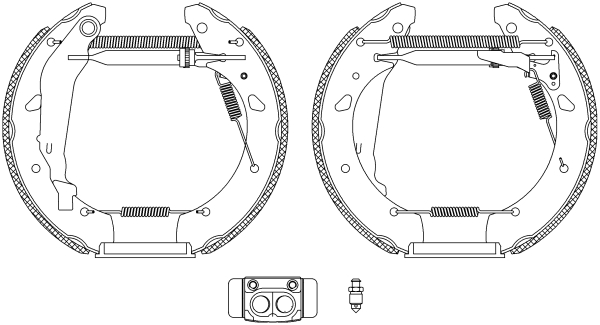 Set saboti frana 84055200 TEXTAR