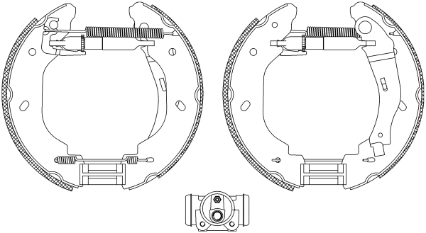 Set saboti frana 84059100 TEXTAR