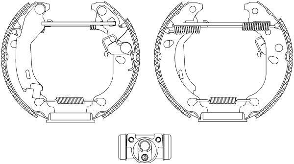 Set saboti frana 84061000 TEXTAR