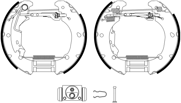 Set saboti frana 84061100 TEXTAR