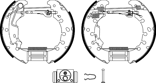 Set saboti frana 84061101 TEXTAR