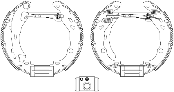Set saboti frana 84061601 TEXTAR