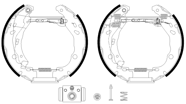 Set saboti frana 84083201 TEXTAR