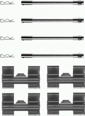 Set accesorii, placute frana 82016100 TEXTAR