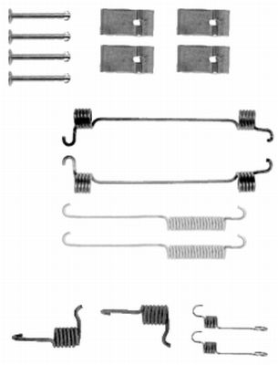 Set accesorii, placute frana 82016500 TEXTAR