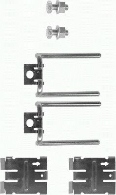 Set accesorii, placute frana 82016800 TEXTAR