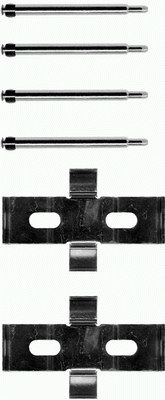 Set accesorii, placute frana 82018400 TEXTAR