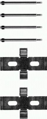 Set accesorii, placute frana 82018600 TEXTAR