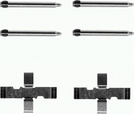 Set accesorii, placute frana 82020500 TEXTAR