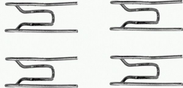 Set accesorii, placute frana 82021200 TEXTAR