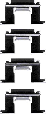 Set accesorii, placute frana 82026500 TEXTAR