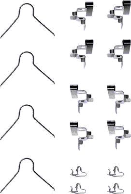 Set accesorii, placute frana 82026600 TEXTAR