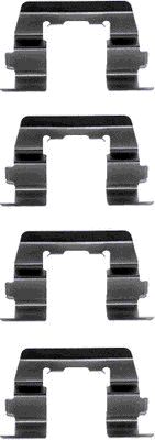 Set accesorii, placute frana 82027800 TEXTAR