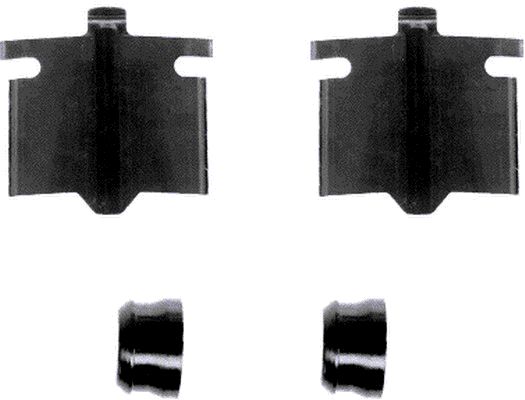 Set accesorii, placute frana 82028200 TEXTAR
