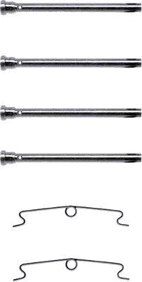 Set accesorii, placute frana 82029000 TEXTAR