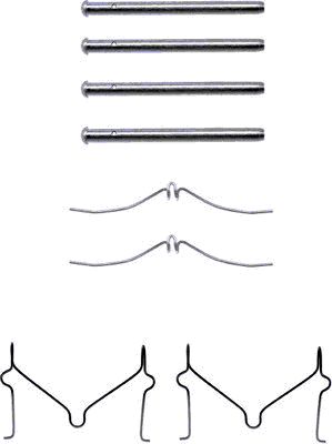 Set accesorii, placute frana 82029400 TEXTAR