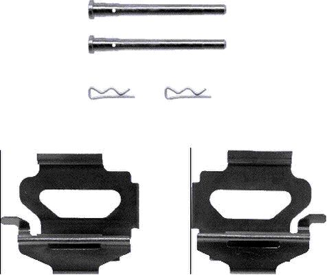 Set accesorii, placute frana 82030100 TEXTAR