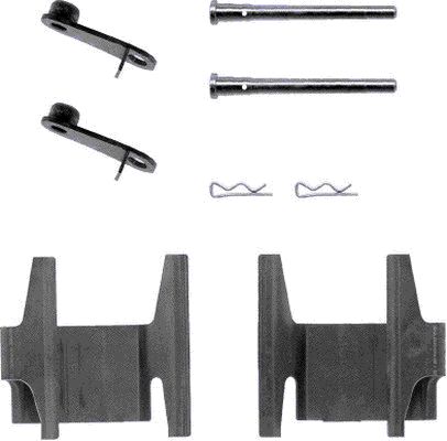 Set accesorii, placute frana 82030300 TEXTAR