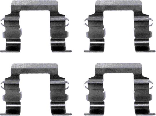 Set accesorii, placute frana 82031100 TEXTAR