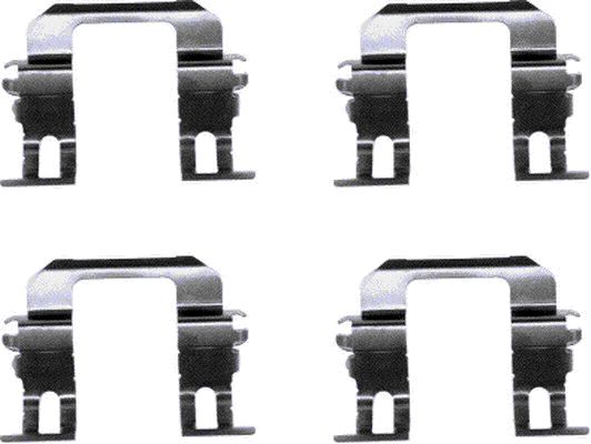 Set accesorii, placute frana 82033800 TEXTAR