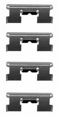 Set accesorii, placute frana 82044500 TEXTAR
