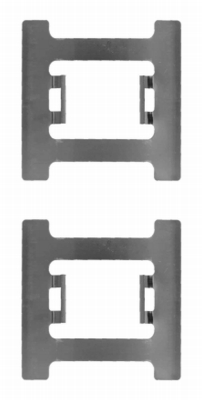 Set accesorii, placute frana 82046100 TEXTAR