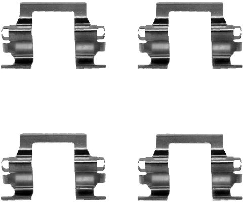 Set accesorii, placute frana 82049500 TEXTAR