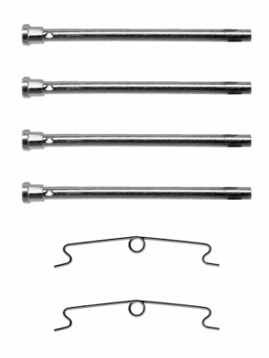 Set accesorii, placute frana 82050100 TEXTAR