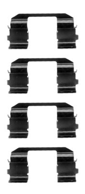 Set accesorii, placute frana 82050400 TEXTAR