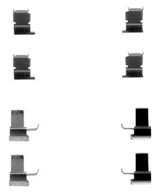 Set accesorii, placute frana 82053000 TEXTAR